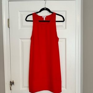 Red Shift Dress